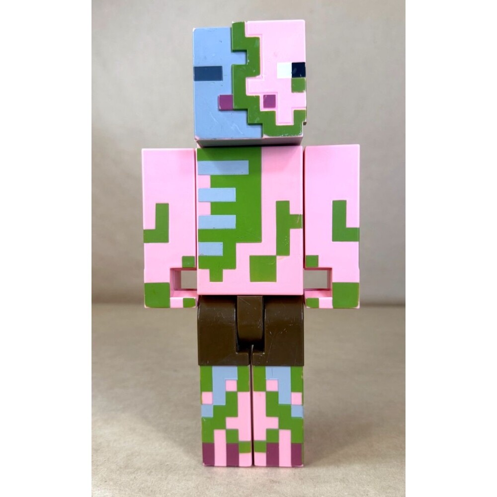 Minecraft Large Scale 8.5" Zombie Pigman Action Figure Mojang Mattel Poseable